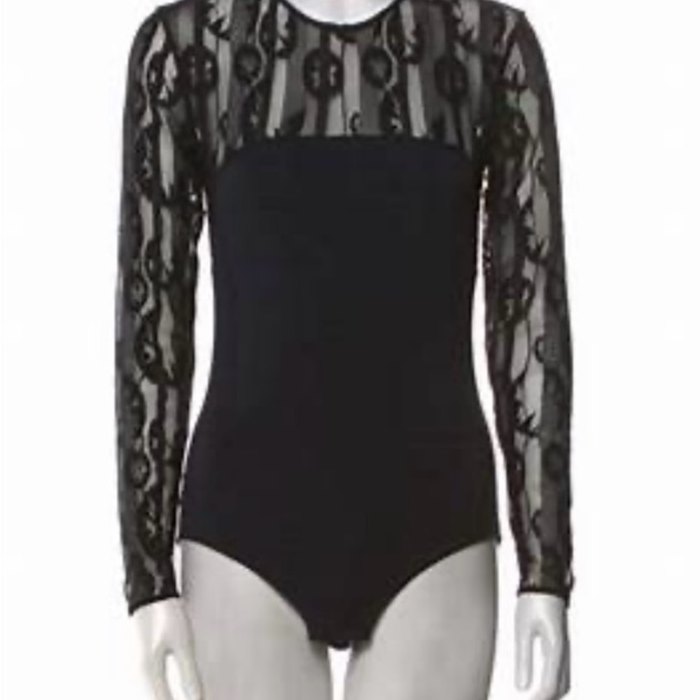 Eres Black Mireille Long Sleeve Bodysuit. Brand New with tags.